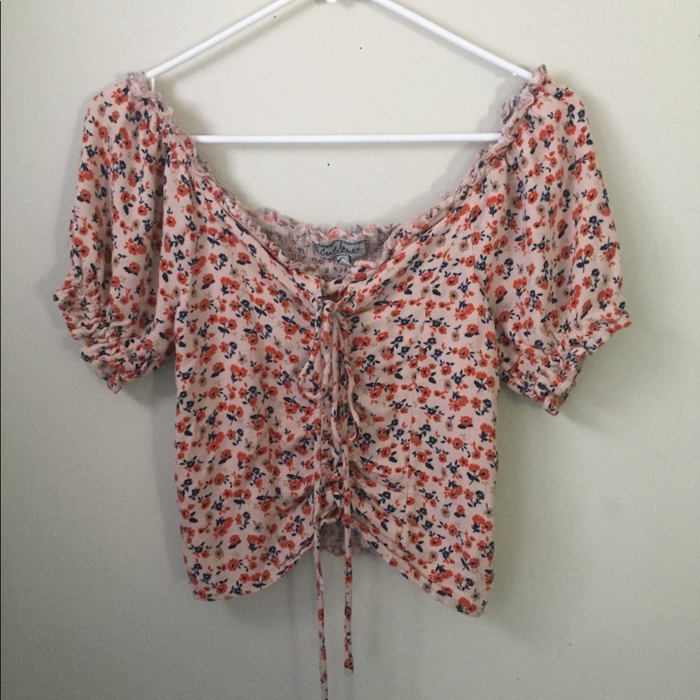 Floral crop top